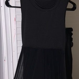 Black Dress w/ sheer opening